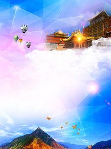 香格里拉背景图,秘境天堂的画卷展开  第2张